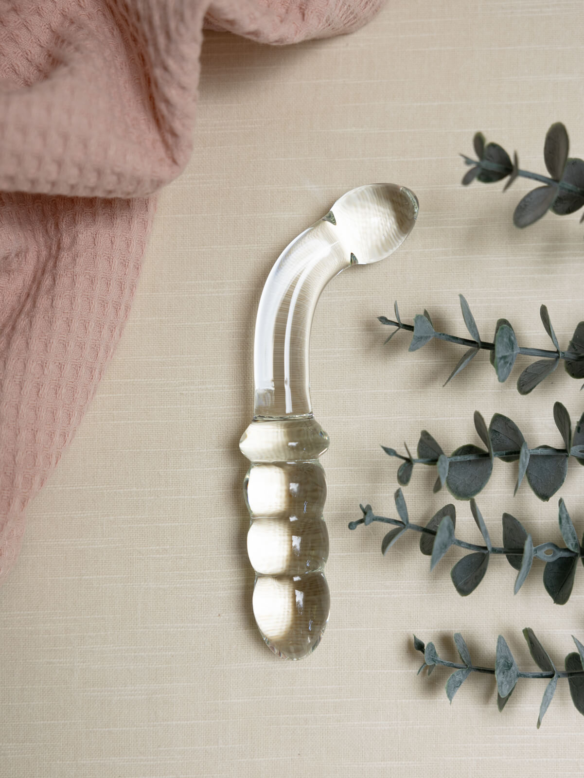 Tansy G Curve : Bestselling 7” Glass Dildo