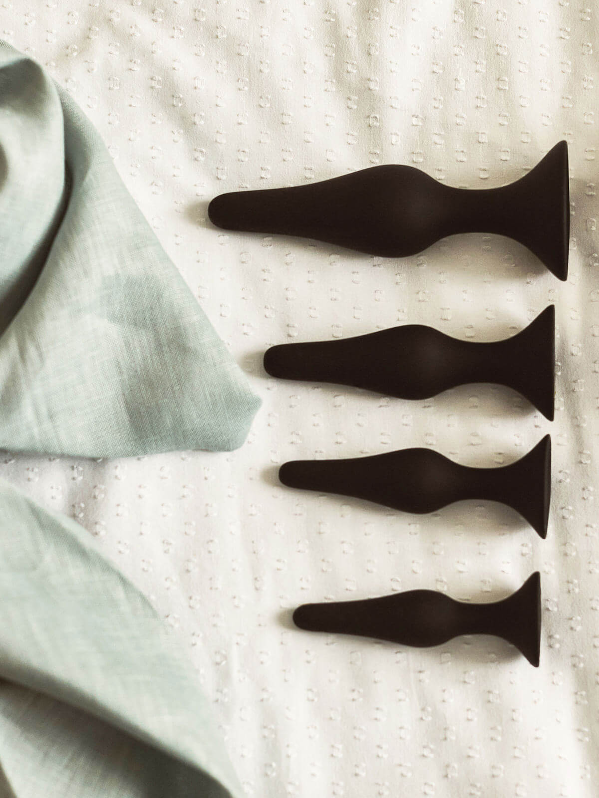 Hyssop : Set of 4 Suction Anal Butt Plugs