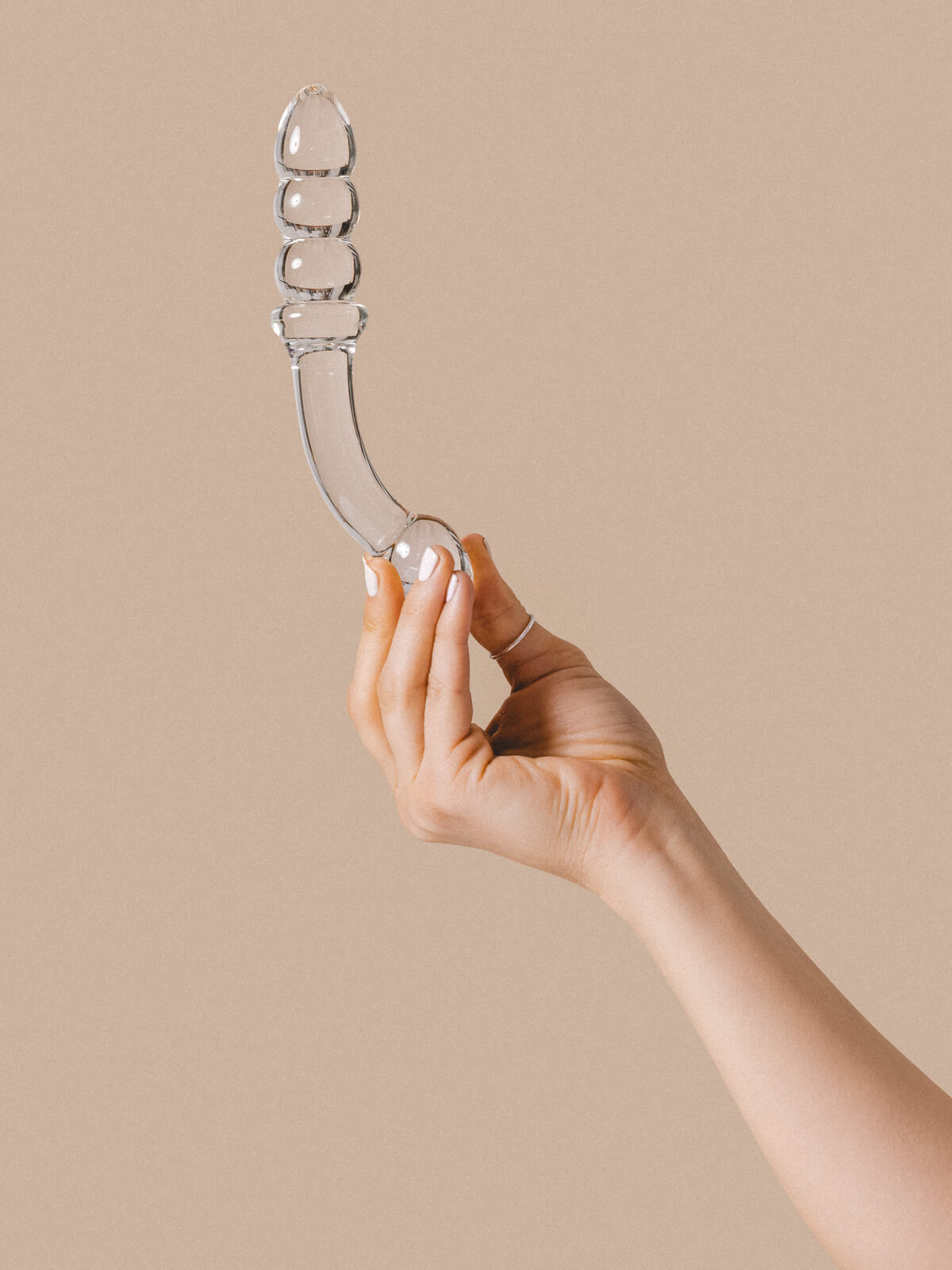 Tansy G Curve : Bestselling 7” Glass Dildo