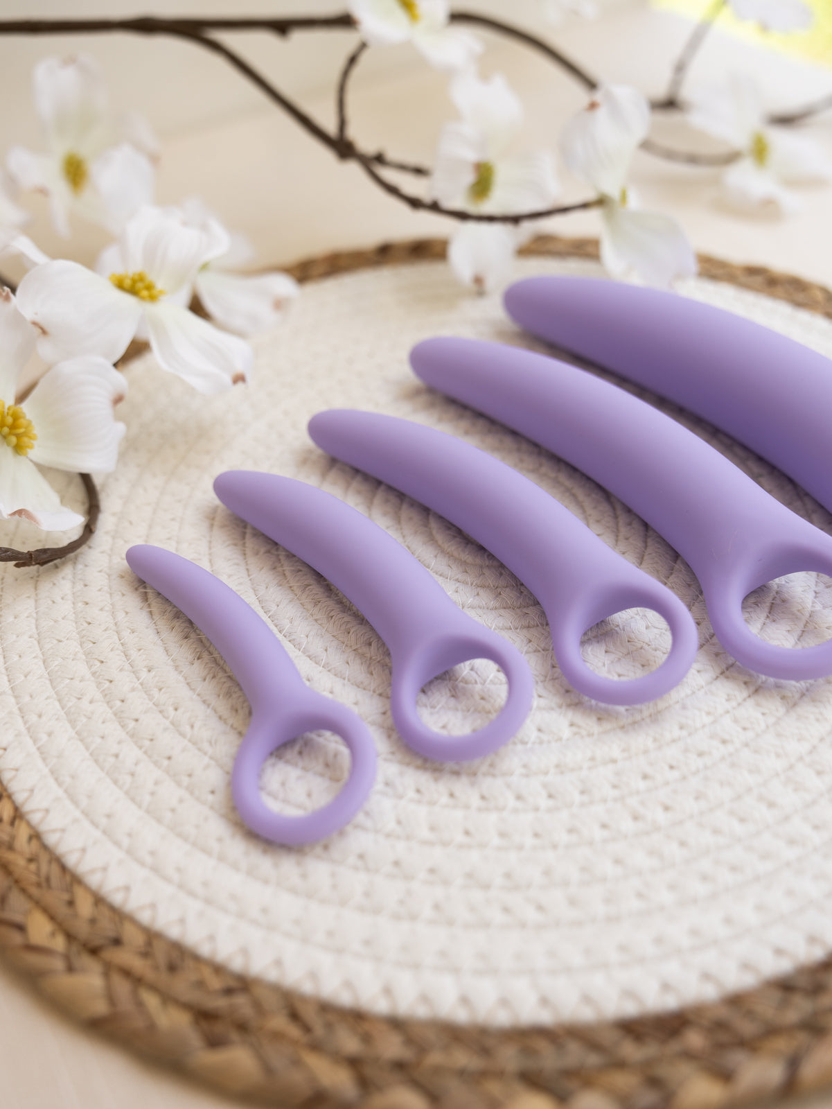 Wisteria : Dilator Training Set made from Soft Silicone